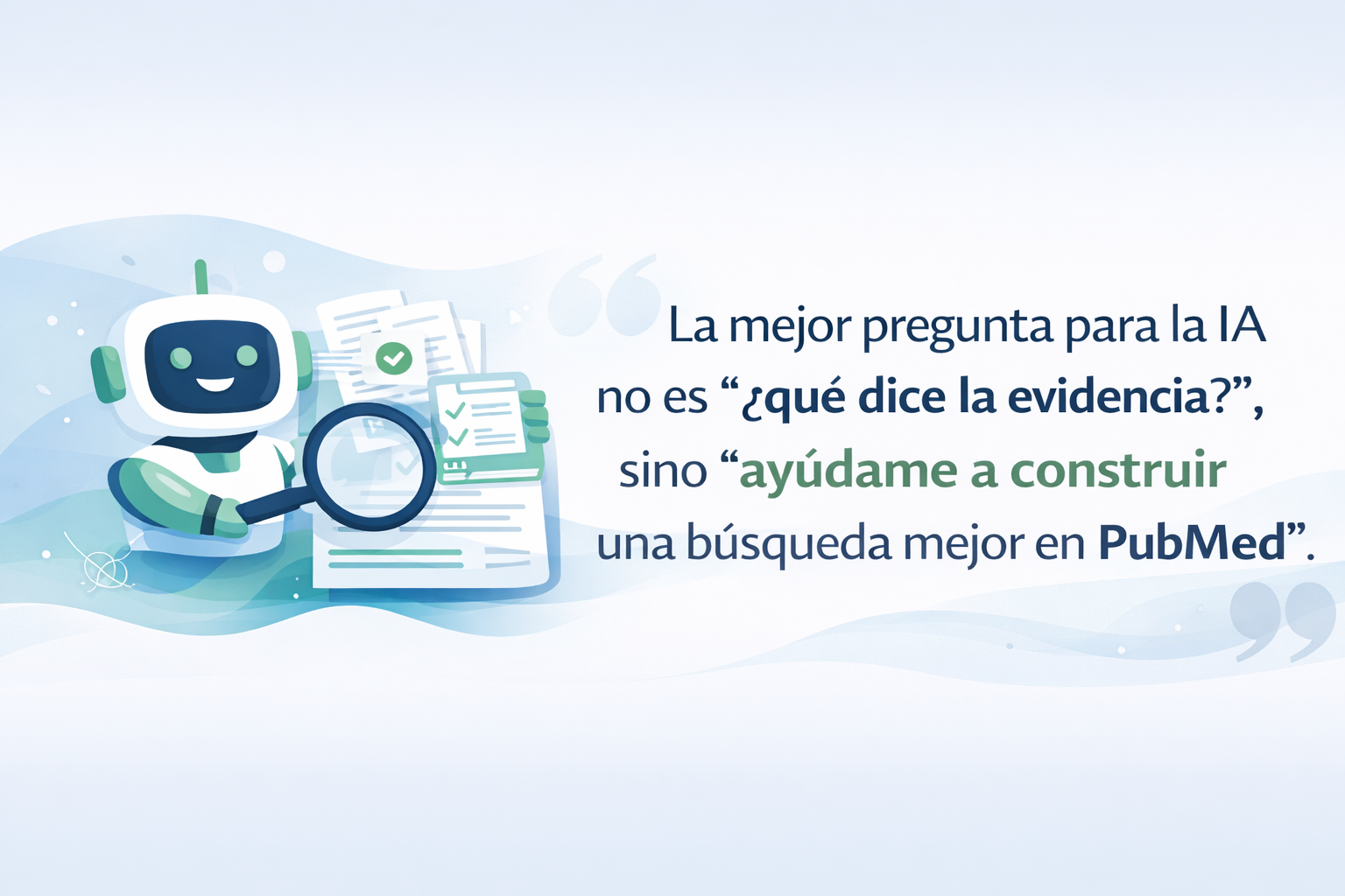 Búsqueda bibliográfica con IA en PubMed: método práctico para médicos con ejemplo real